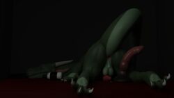 3d_(artwork) absurd_res anus ass bad_dragon_cumlube balls bodily_fluids digital_media_(artwork) dildo dragon dripping enfrair feral feral_only genital_fluids genitals hi_res male male_only penis precum presenting presenting_anus roxaszy98 sex_toy sleeping solo