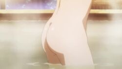 1girls animated ass ass_focus bare_back bare_shoulders bath bathhouse blush breasts brown_eyes brown_hair brunette completely_nude covering_breasts dat_ass fanservice female female_only matching_hair/eyes misaka_mikoto mp4 naked no_sound nude official_art official_copyright pale-skinned_female pale_skin petite screencap short_hair small_breasts solo solo_female teenage_girl teenager to_aru_kagaku_no_railgun to_aru_majutsu_no_index video water young