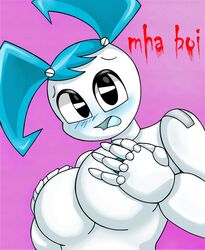 1girls 2d alternate_breast_size breasts female female_only humanoid jenny_wakeman mah_boi my_life_as_a_teenage_robot nowhereman robot robot_girl robot_humanoid smooth_skin solo tagme teenager xj-9