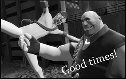 3d ankle_bound armbands bandolier bondage cmnm garry's_mod gay heavy_(team_fortress_2) heavy_weapons_guy holding_penis human human_male human_only hung_up legs_held_open looking_at_viewer male male_only open_mouth outstretched_arms questionable_anatomy scout scout_(team_fortress_2) size_difference spread_legs team_fortress_2 tf2_smut_maker wrists_bound yaoi