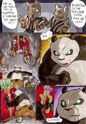 anthro bear better_late_than_never breasts comic daigaijin diagaijin dildo english_text feline female kung_fu_panda master_po_ping master_tigress nipples nude page_97 panda rat red_eyes rodent sex_toy text tiger turns_for_the_worst wan_wu wing_wu wu_sisters