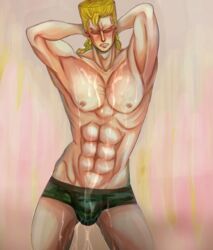 armpits arms_up diamond_is_unbreakable jojo's_bizarre_adventure karte keicho_nijimura male male_only tagme