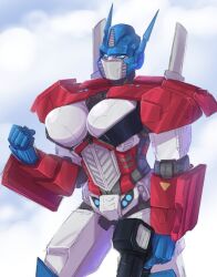 optimus prime from transformers by artist request