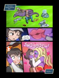 arbok butterfree comic defeated defeated_male femdom ivysaur jynx kissing lipstick loodanonmus machop nintendo outdoors pidgeotto pikachu pokémon_(species) pokemon pokemon_(species) red_(pokemon) text