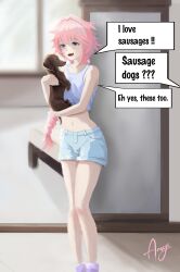 astolfo_(fate) fate/apocrypha fate/grand_order fate_(series) humor sausage solo_male tagme