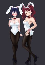 2girls alternate_costume ass atlus breasts clothed clothing female koyuki0125k kujikawa_rise persona persona_4 shirogane_naoto tagme