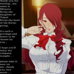 blush female mitsuru_kirijo persona persona_3 poppenhaimu poppenheim text translated