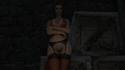 3d astri_stillshade astri_xiv babydoll_lingerie babydoll_negligee bamboo bamboo_gag belly belly_button black_hair crate dark_skin final_fantasy final_fantasy_xiv fishnet_legwear fishnet_stockings fishnet_thighhighs garter_belt gpose(ffxiv) hyur lace lace_lingerie lace_neligee lingerie low_light mouth_gag nails necklace necklace_between_breasts negligee night ponytail pussy see-through see-through_clothing see-through_lingerie shaved_pussy sideboob stockings white_eyes