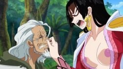 artist_request boa_hancock edited female male nipple_slip one_piece silvers_rayleigh