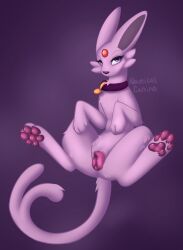 animal_genitalia animal_pussy canine_pussy eeveelution espeon female feral genitals hi_res nauticalcanine nintendo paws pokémon_(species) pokemon pussy solo video_games