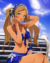 1futa 2009 accidental_exposure bikini blonde_hair blush breasts bulge casual_boner casual_erection clothed clothing cum cum_drip cumshot dickgirl doi_masayuki edit ejaculation elzikyuchi embarrassed_nude_futa erection erection_in_panties erection_under_clothes erection_under_skirt futa_only futanari hands-free handsfree_ejaculation human intersex light-skinned_futanari light_skin long_hair looking_at_viewer mostly_nude outdoors pale_skin panties panty_bulge penis penis_bulge penis_in_panties penis_under_clothes penis_under_skirt skirt solo solo_futa tenting tonegawa_anju trauma_center twintails wardrobe_malfunction