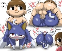 2022 ahe_gao all_fours anal anal_juice anal_penetration anal_sex animal_crossing animal_crossing_boy animal_ears anthro anthro_penetrated anus ass backsack balls big_ass big_butt black_eyes blue_body blue_fur blush brown_hair butt cat_ears cat_tail cum cum_in_ass cum_inside doggy_style enigi09 from_behind_position fur furry gay genital_fluids genitals heart human human_on_anthro human_penetrating human_penetrating_anthro interspecies japanese_text light-skinned_male light_skin male male/male male_anthro male_only male_penetrated male_penetrating male_penetrating_male mammal mating_press mob_face multicolored_body multicolored_fur multiple_boys multiple_males nintendo nub_feet nude nude_male on_back penetration penis penis_in_ass quality red_eyes red_shirt rover_(animal_crossing) sex shirt short_hair simple_background smile sweat tail testicles tongue tongue_out two_tone_body two_tone_fur two_tone_tail video_games villager_(animal_crossing) white_background white_body white_fur yaoi