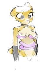 anthro bethesda_softworks choker felid female fur hi_res jewelry katia_managan khajiit lavtap mammal necklace prequel solo tentacle the_elder_scrolls video_games webcomic yellow_body yellow_fur