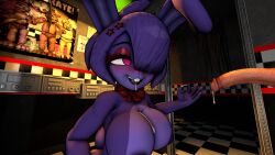 1boy 1girls 3d bonfie bonfie_(cryptia) bonnie_(cally3d) bonnie_(fnaf) breasts bunny bunny_girl cally3d clazzey cryptiacurves cum cum_in_mouth cum_inside cum_on_breasts cum_on_face dripping_cum drooling fazclaire's_nightclub female five_nights_at_freddy's flaccid fnaf fredina's_nightclub happy leaking_cum loverofmemes penis satisfied scottgames sfm straight