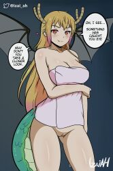 tohru (dragon maid) from miss kobayashi's dragon maid by izai ah