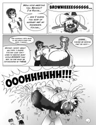 ._. 3girls anthro beverly_(mr-snacks) bovine breast breast_expansion breast_grab breasts cleavage comic english_text female female_focus female_only furry groping groping_breasts hips hyper hyper_breasts hyper_lactation lactating lactating_nipples lactation lactation_through_clothes large_breasts laying_down laying_on_back milk monochrome mr-snacks nipple_bulge orgasm original_character otter owl roxie_(mr-snacks) speech_bubble text thick_thighs thighs vivian_(mr-snacks)