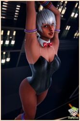 bunnysuit clothed_female elena_(street_fighter) pinup slymyguy solo_female street_fighter tagme