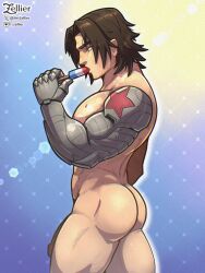 bucky barnes from marvel by artzellier