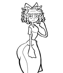 huge_ass ragatha_(the_amazing_digital_circus) tagme the_amazing_digital_circus work_uniform ykujo