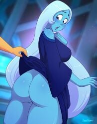 blue diamond (steven universe) from cartoon network by cubedcoconut