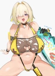 bikini elegg_(boom_and_shock)_(nikke) elegg_(nikke) female female goddess_of_victory:_nikke huge_breasts nebaneba sketch