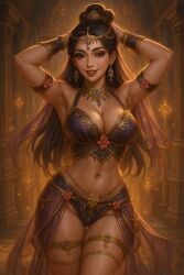 ai_generated chatgpt dancer goddess harem_outfit jewelry priestess
