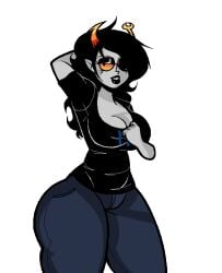 chubby homestuck homestuck_troll huge_ass huge_breasts slightly_chubby tagme vriska_serket ykujo