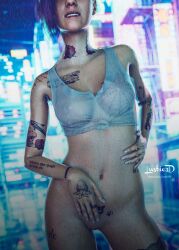 judy alvarez from cd projekt red by lustie3d