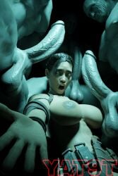 big_breasts big_penis breasts capcom dark-skinned_female dark_skin female human human_female interspecies male monster monster_male mr_x penis rape resident_evil resident_evil_2 resident_evil_2_remake resident_evil_5 self_upload sheva_alomar tyrant ugly_man unrealistic_proportions zombie