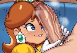 ai_generated biting_lip grey_impact_(style) heart-shaped_pupils heart_symbol hips huge_ass huge_cock lubbasdump mario_(series) nintendo penis penis_awe princess_daisy super_mario_bros.