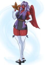 1girls ass big_ass big_breasts big_thighs breasts curvaceous curvy curvy_figure digital_media_(artwork) female hips hourglass_figure huge_ass huge_breasts huge_thighs humanoid kazehime_(ninja-8004) large_ass large_breasts large_thighs legs mature mature_female my_yokai_bride ninja-8004 original original_character slim_waist tengu thick thick_hips thick_legs thick_thighs thighs voluptuous waist wide_hips wide_thighs yokai