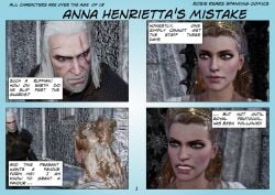 anna_henrietta geralt_of_rivia spanking spanking_fetish the_witcher the_witcher_(series)