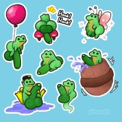 1:1 amphibian antennae_(anatomy) ass balloon_support balls barrel beady_eyes big_balls big_butt big_penis blank_expression blank_stare blue_background bodily_fluids countershade_torso countershading darkened_genitalia darkened_penis dripping driving driving_nude earthbound_(series) emanata erection fairy feral flaccid flippers foreskin frog genital_fluids genitals ghost glans green_body half-erect hanging_from_balloon hi_res honk huge_balls huge_cock humanoid_genitalia humanoid_penis hyper hyper_genitalia hyper_penis in_barrel looking_at_viewer male multiple_images nintendo outline penis penis_backwards penis_grab pincoosh pink_wings precum precum_drip precum_string puddle quadruped rear_view save_frog scuba_gear signature simple_background sitting small_but_hung snorkel solo sound_effects sparkles spirit splash toy_car uncircumcised water white_outline wings wood_barrel