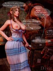 aerith gainsborough from final fantasy vii by d1vit