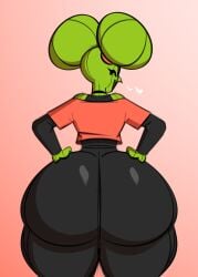 1girls ass ass_bigger_than_head cactus cactus_girl cassie_(jetscroll) jetscroll large_ass round_ass round_butt thick_thighs voluptuous voluptuous_female wide_hips