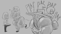 aged_up big_ass big_breasts breasts chara female female_frisk frisk futa_on_female futanari intersex larger_female size_difference small_but_hung smaller_futa undertale undertale_(series)
