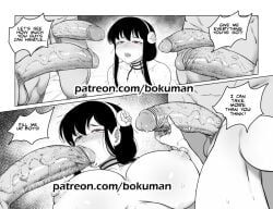 blowjob bokuman challenge challenge_accepted challenging gangbang multiple_boys provocating spy_x_family yor_briar