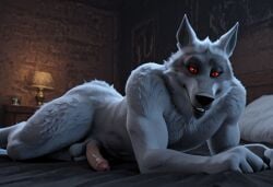 ai_generated anthro death_(puss_in_boots) dreamworks furry male penis puss_in_boots_the_last_wish wolf