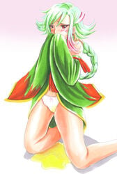 green_hair king_of_fighters king_of_fighters_maximum_impact panties snk tagme xiao_lon