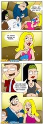 american_dad color comic female francine_smith hayley_smith human male sex_and_toons stan_smith steve_smith straight_hair