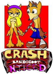 anthro bandicoot breasts brother_and_sister censored_breasts censored_vagina coco_bandicoot color crash_(series) crash_bandicoot crash_of_the_titans featureless_breasts featureless_crotch female fur furry incest male mammal marsupial penis penis_through_fly shostyle straight tagme uncensored_penis