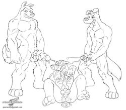 anthro blitz_(road_rovers) canine cocky cum dog exile fraternity fur furry furry_only furry_tail handjob hunter_(road_rovers) male_only mammal masturbation no_humans nude road_rovers standing tail wolfblade yaoi