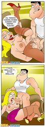 american_dad color fellatio female francine_smith human male muscular_male pale_skin sex_and_toons stan_smith straight straight_hair tagme toony