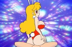 1boy 1girls akane_(parodius) animal_ears animated blonde_hair bouncing_breasts breasts clitoris earrings female happy_sex konami leotard long_hair male minus8 no_sound parodius parodius_animation_(minus8) penis pussy rabbit rabbit_ears rabbit_tail reverse_cowgirl_position sex shorter_than_10_seconds shorter_than_30_seconds smile tagme vaginal_penetration video