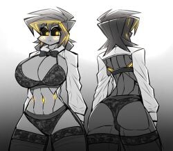 albry_(zzzhodazzz) anthro big_breasts female_only kyurby_(zzzhodazzz) tagme zzzhodazzz