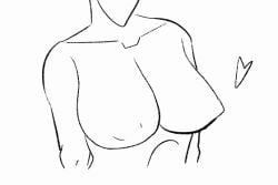 1girls animated anonymous_female bare_shoulders big_breasts bouncing bouncing_breasts breasts faceless faceless_character faceless_female female female_only frame_by_frame hanging_breasts heart huge_breasts human human_only humanoid large_breasts monochrome naked nipples no_face nude nude_female nudity saladbearer sketch smooth_animation solo solo_female swinging_breasts titty_drop