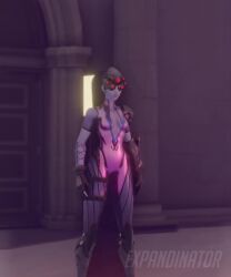 1girls 3d 5:6 animated ass ass_expansion expandinator female female_only floating huge_ass hyper_ass massive_ass meat_wall_(body_type) overwatch shorter_than_30_seconds solo solo_female sound tagme thick_thighs vertical_video video wide_hips widowmaker