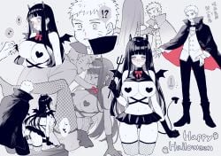 1boy 1boy1girl 1girls clothed_sex couple cropped_legs devil_girl doggy_style embarrassed halloween halloween_costume holding_object horns hyuuga_hinata kumo_(artist) male/female missionary_position moaning multiple_positions multiple_views naruto naruto:_the_last naruto_(series) naruto_shippuden nosebleed pasties revealing_clothes sex shy skimpy skimpy_clothes trident uzumaki_naruto vampire vampire_costume wings