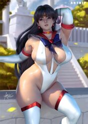 rei hino from bishoujo senshi sailor moon by artnip