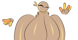 1girls anthro brown_skin featureless_breasts female female_only giant_ass giant_breasts no_nipples smolmarble soulaarts